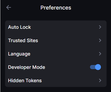 Enable Developer Mode